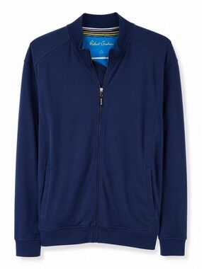 Robert Graham Deep Blue Zip-Up Sweater
